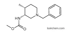 Molecular Structure of 694495-65-3 (Methyl N-(cis)-1-benzyl-4-methylpiperidin-3-yl]-carbamate hydrochloride)